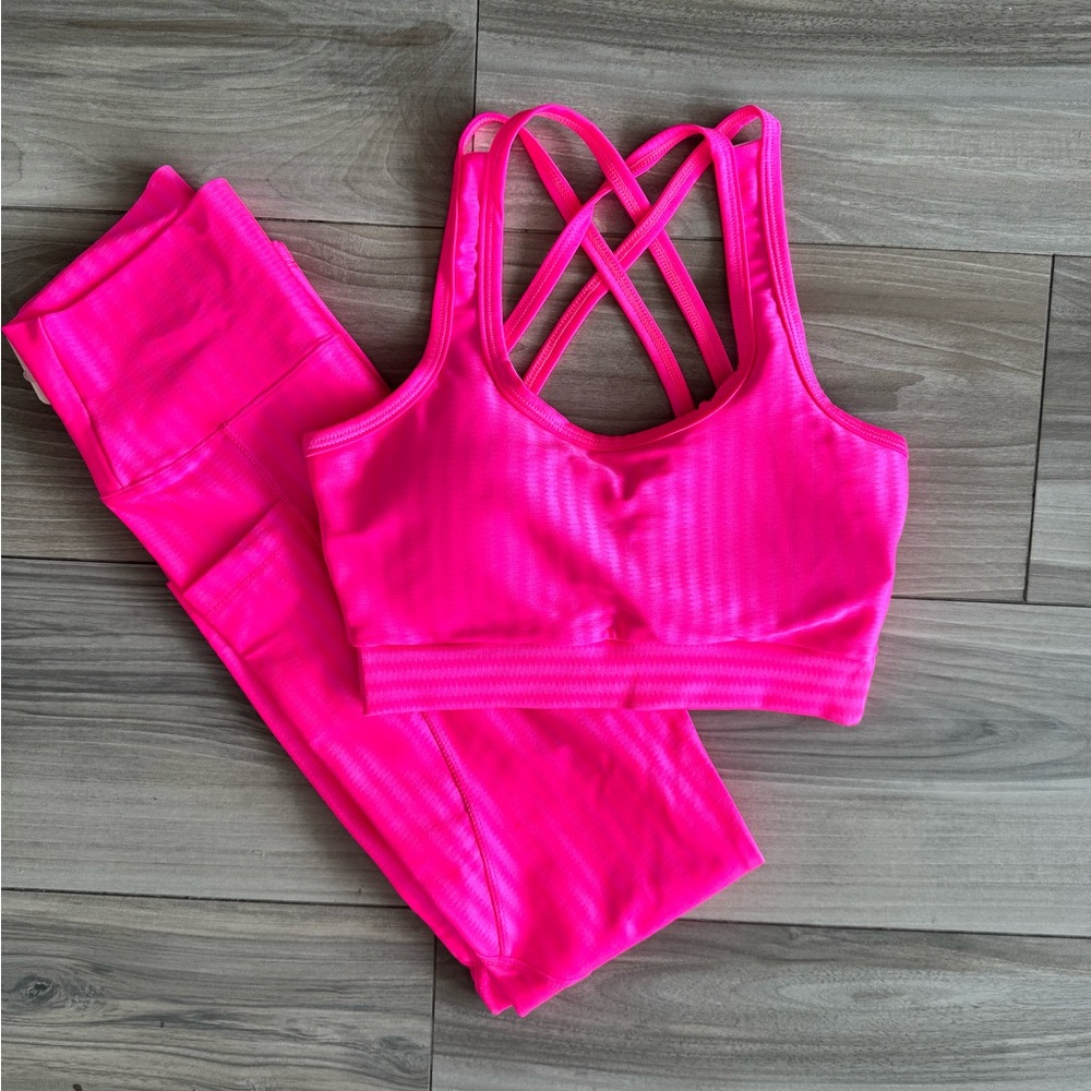 Vibrant Pink Activewear Set